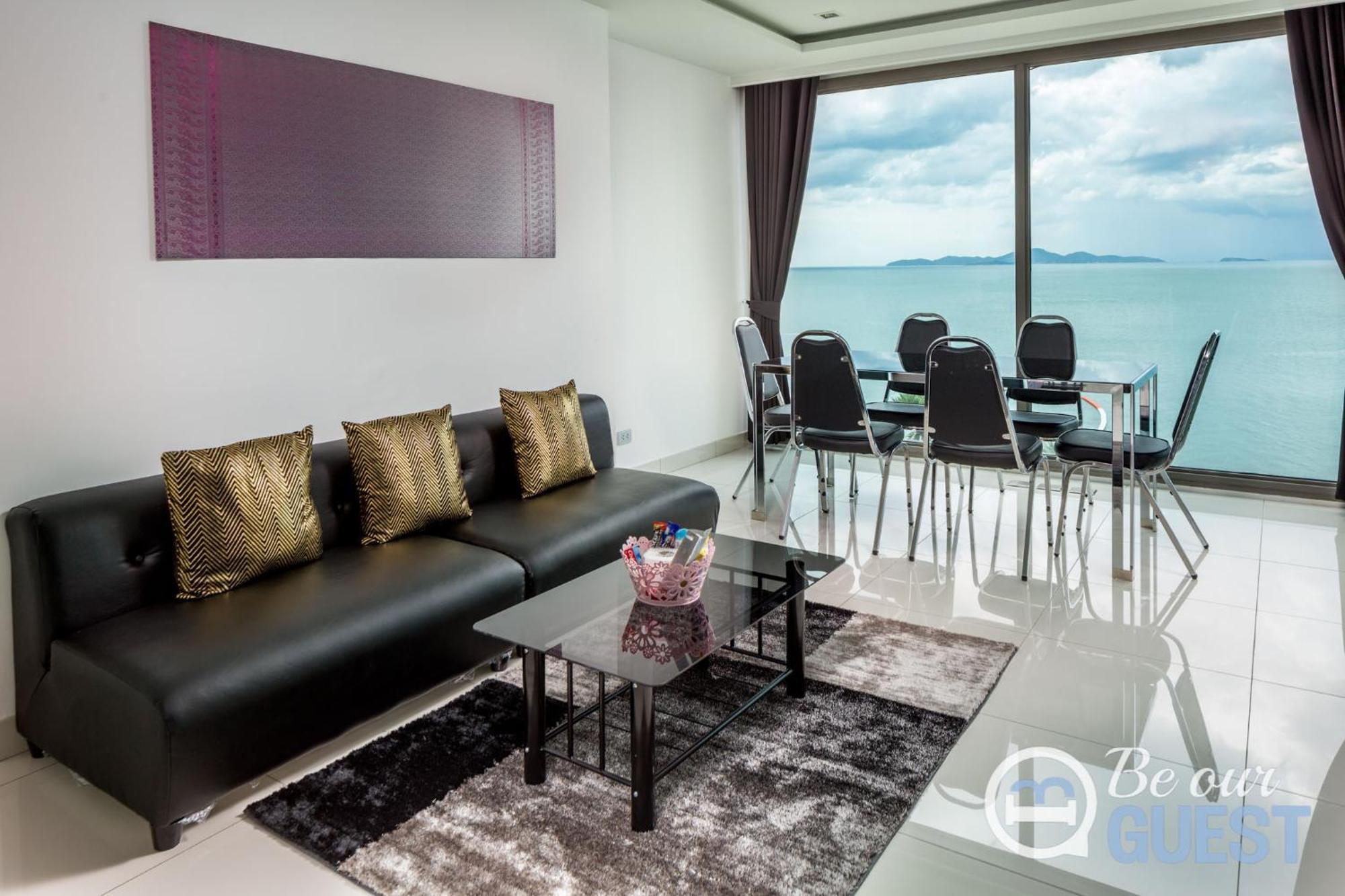 Stunning Sea View Condo On The Beach - Monthly Stay Pattaya Exterior foto